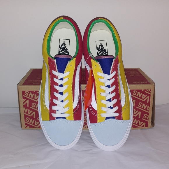 Multicolored color block sk8 low top vans - Picture 3 of 9